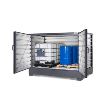 Container SolidMaxx C 2.1 depozitare butoaie 200 litri si IBC-uri