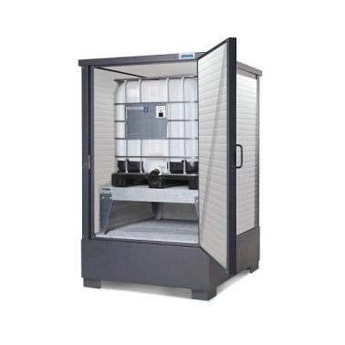 Container SolidMaxx CH 1.1 depozitare butoaie 200 litri si IBC-uri