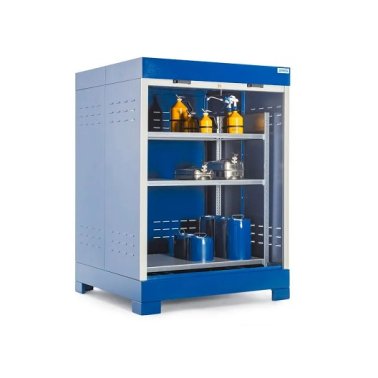 Dulap SteelSafe D4 depozitare recipiente mici usa tip rulou