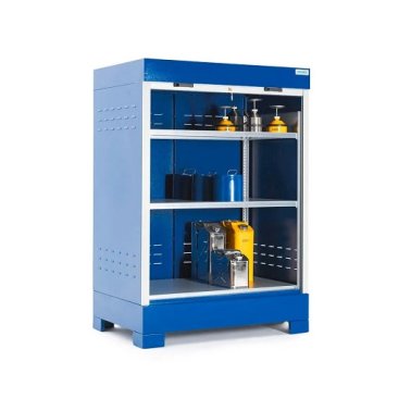 Dulap SteelSafe D2 depozitare recipiente mici usa tip rulou