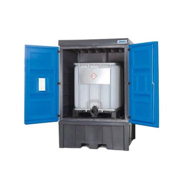 Dulap PolySafe C depozitare butoaie 200 litri si IBC-uri