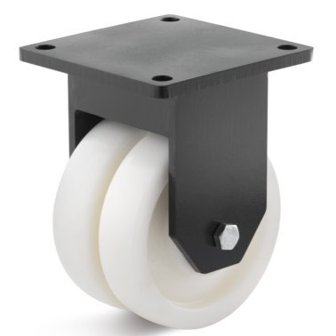 Roata dubla poliamida, seria HD-PAH, carcasa fixa, WLL=4000 kg, D=300 mm