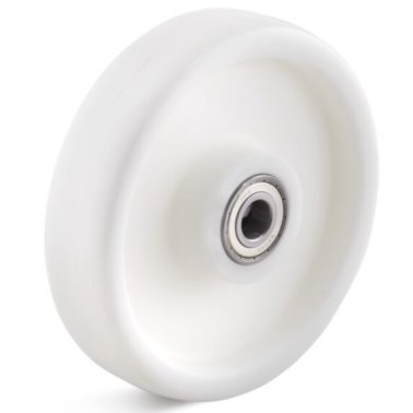 Roata polipropilena, doi rulmenti cu bila, WLL=200 kg, D=100 mm