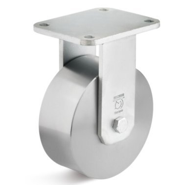 Roata din otel, rulment cu bila, carcasa fixa, WLL=1300 kg, D=200 mm