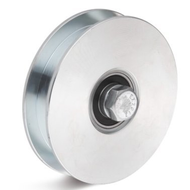 Roata rulare otel canelura dreapta, rulment dublu, WLL=625 kg, D=197 mm