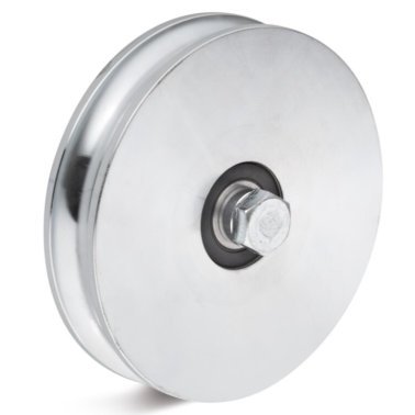 Roata rulare otel canelura semirotunda, rulment dublu, WLL=575 kg, D=157 mm