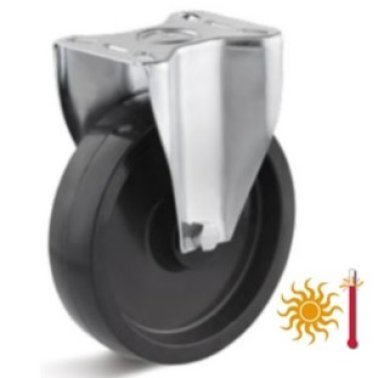 Roata duroplast termorezistent, carcasa fixa, WLL=300 kg, D=200 mm