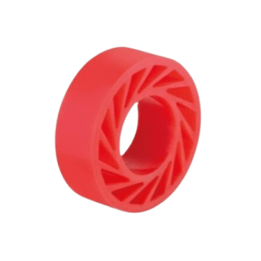 Rola presare, poliuretan rosu, D=125 mm