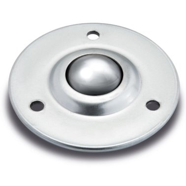 Rola de transfer cu flansa, carcasa INOX, bila INOX, WLL=125 kg