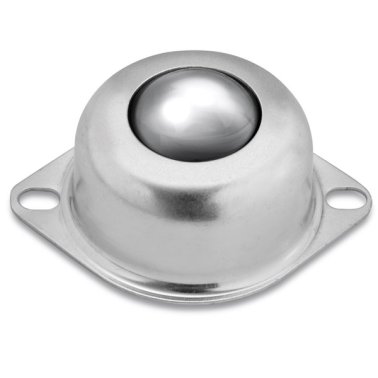 Rola de transfer cu flansa inferioara, carcasa tabla otel zincat, bila otel, WLL=55 kg