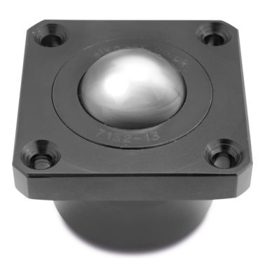 Rola de transfer Heavy Duty flansa superioara, carcasa din otel calit, bila otel, WLL=35 kg