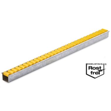 Sina de rulare INOX RU-NVA-MINI, T=16 mm, L=3000 mm