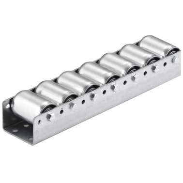 Cale de rulare paleti NR100-2 rola otel rulment cu bile, T=104 mm