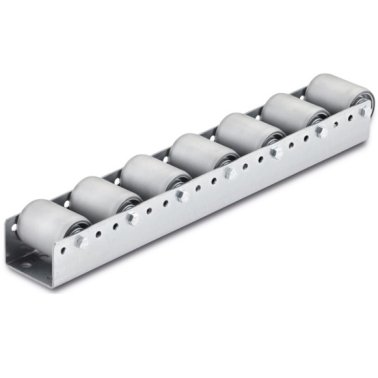 Cale de rulare paleti NR110-2 rola otel cu furtun protectie PVC, T=156 mm