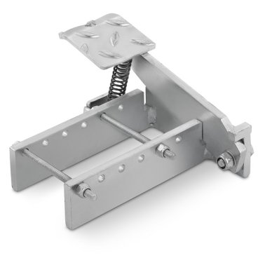 Blocator manual pentru cale de rulare paleti role Ø60x68mm, blocare stanga