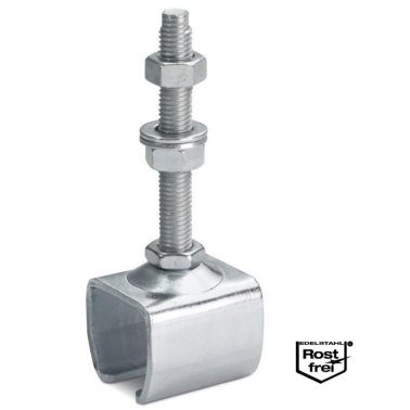 Racord sina C prindere cu tija filetata din INOX H10