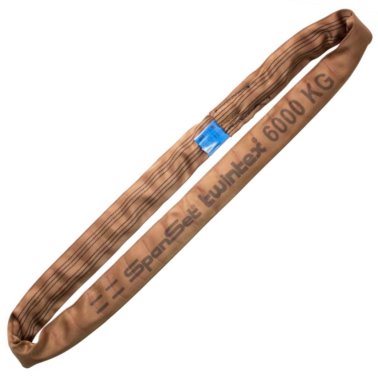 Chinga textila circulara de ridicare SpanSet Twintex 6000kg, L=3000 mm