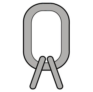 Inel prindere KRR sistem de ridicare cu 4 brate, WLL=70.000 kg