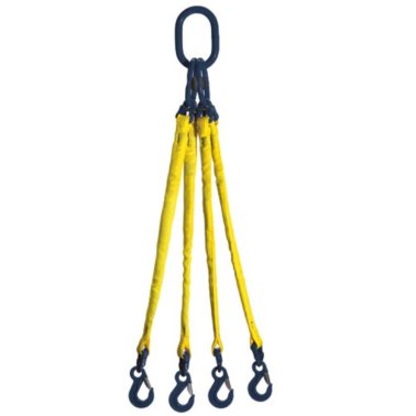 Sistem de ridicare cu chinga textila 4 brate, WLL<45°=21000 kg, L1=4000 mm