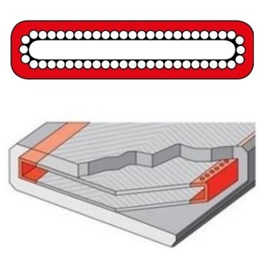 Protectie antitaiere chingi textile cu urechi SF-2 30/1000 mm