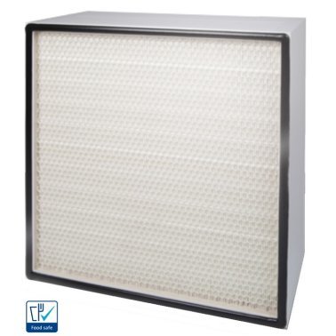 Filtru viledon HEPA rama PLASTIC H=292mm clasa H13 debit 500 m³/h