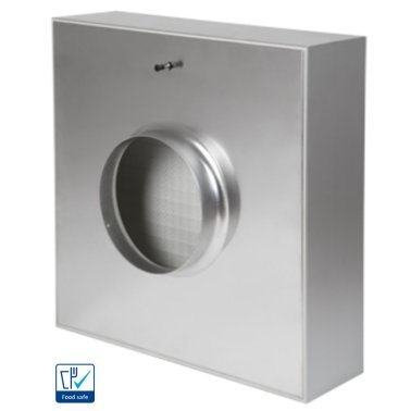 Filtru viledon HEPA clasa H14 cu hota aluminiu debit 280 m³/h