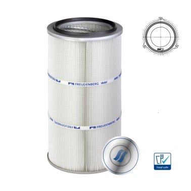 Cartus filtrant pentru praf viledon LP Pro montare cu carlige debit 790 m³/h