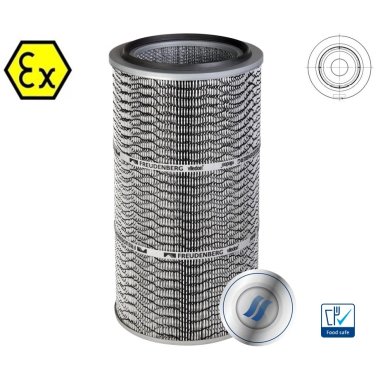 Cartus filtrant pentru praf ATEX viledon LP Pro AX montare tip baioneta debit 610 m³/h