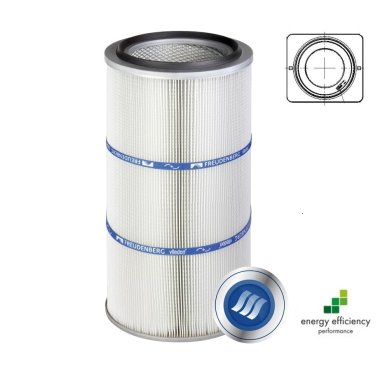 Cartus filtrant pentru praf viledon LP Complete montare cu flansa debit 610 m³/h