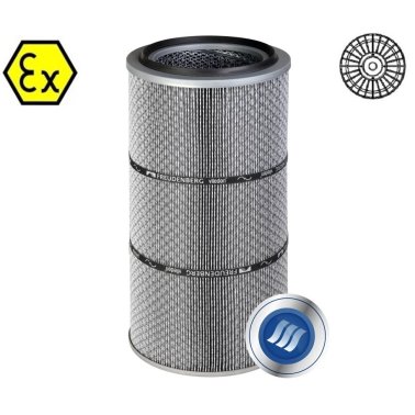 Cartus filtrant pentru praf ATEX viledon LP Complete AX montare Snap&Fix debit 290 m³/h