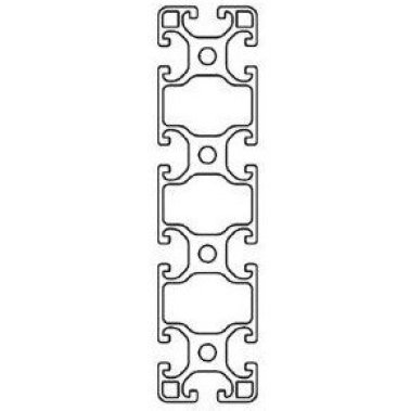 Profil aluminiu compatibil ITEM 40x160 Sistem 40 LIGHT canal 8