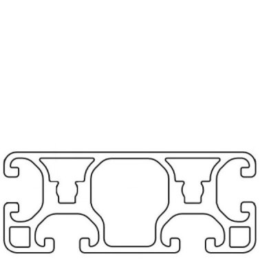 Profil aluminiu compatibil ITEM 80x32 Sistem 40 LIGHT Canal 8