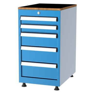 Dulap metalic Seria 1000 cu 5 sertare, 410x570x730mm