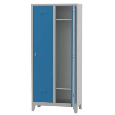 Vestiar metalic cu 2 usi si 4 rafturi 800x400x1850mm