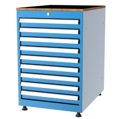 Dulap metalic Seria 57000 cu 9 sertare, 560x725x800mm