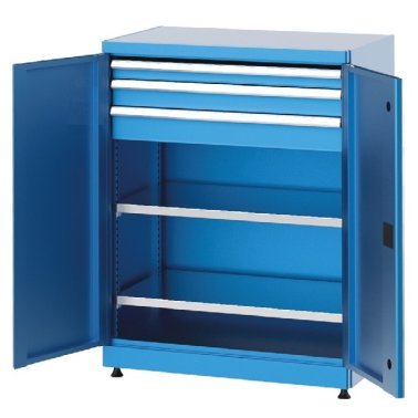 Dulap metalic cu 3 sertare si 2 rafturi 1010x615x1200mm