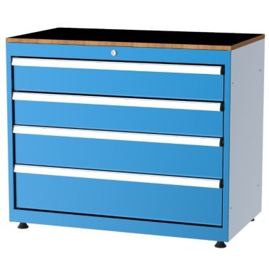 Dulap metalic Seria 10000 cu 4 sertare, 1010x570x800mm