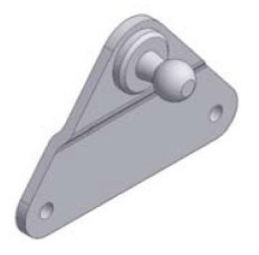 Prindere laterala cu bila tip BA 01, Ø13mm, INOX VA4, W.1.4404 / AISI 316 