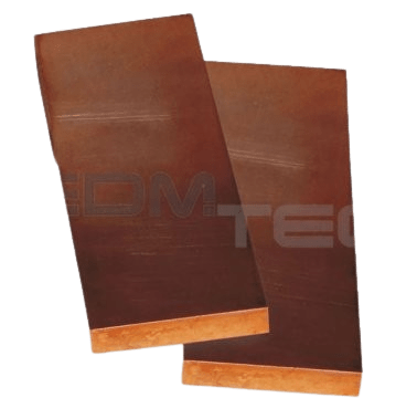 Electrod electroeroziune bara dreptunghiulara WOLFRAM-CUPRU 30x18/300mm