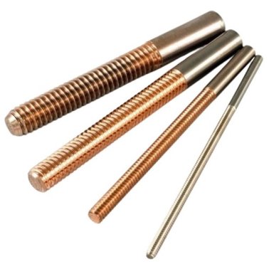 Electrod electroeroziune WOLFRAM CUPRU filet metric fara canal M6x1 