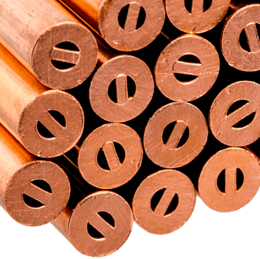 Electrod electroeroziune multicanal tip D din CUPRU 150/2.4mm