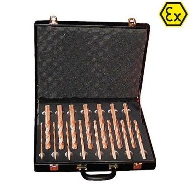 Set 15 burghie ATEX din cupru-beriliu Ø 6 - Ø 20 mm