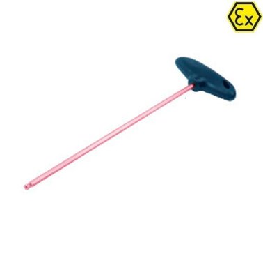 Cheie cu cap bila si maner ATEX din cupru-beriliu 4 mm