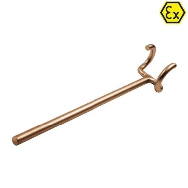 Cheie tip B pentru volanta ATEX din bronz special 62 x 102 mm