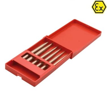 Set 6 poansoane conice ATEX din bronz special