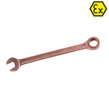 Cheie combinata cu clichet ATEX cupru-beriliu 19 mm