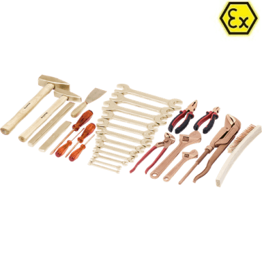 Set 28 scule ATEX bronz special si cupru-beriliu