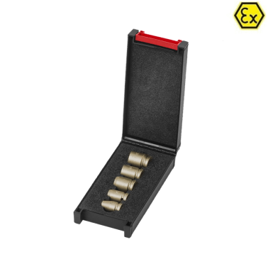 Set 5 chei tubulare 1/2" scurte ATEX bronz special