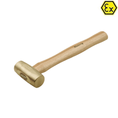 Ciocan cu cap robust ATEX bronz special maner Hickory 0.9 kg