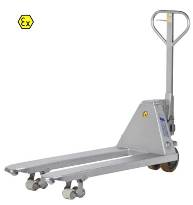 Transpalet ATEX din INOX Pfaff PROLINE HU 20-115 VATP Portanta 2.000kg